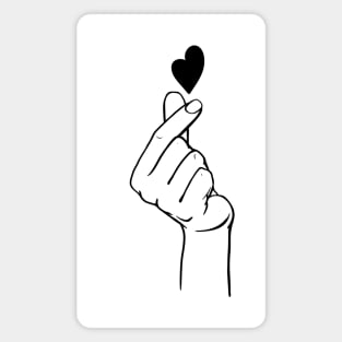 korean gesture of love and friendship Magnet